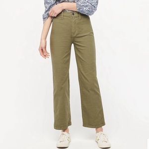 J. Crew EUC wide leg chino pants SZ 25P